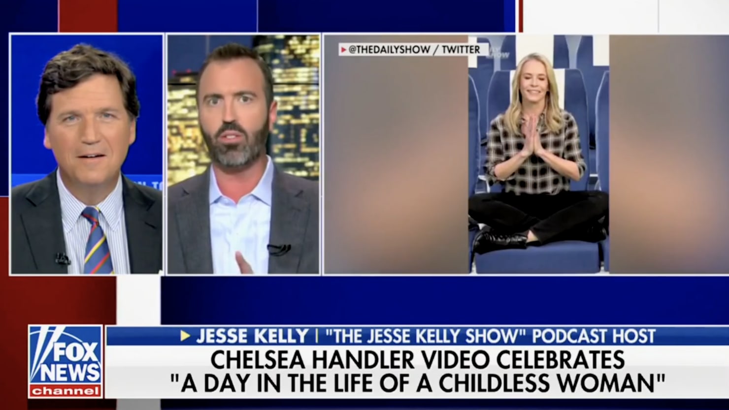 Tucker Carlson Guest Has Wildly Sexist Take on Chelsea Handler