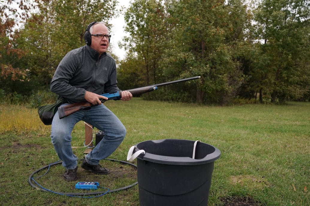 Tim Walz is also a gun owner.