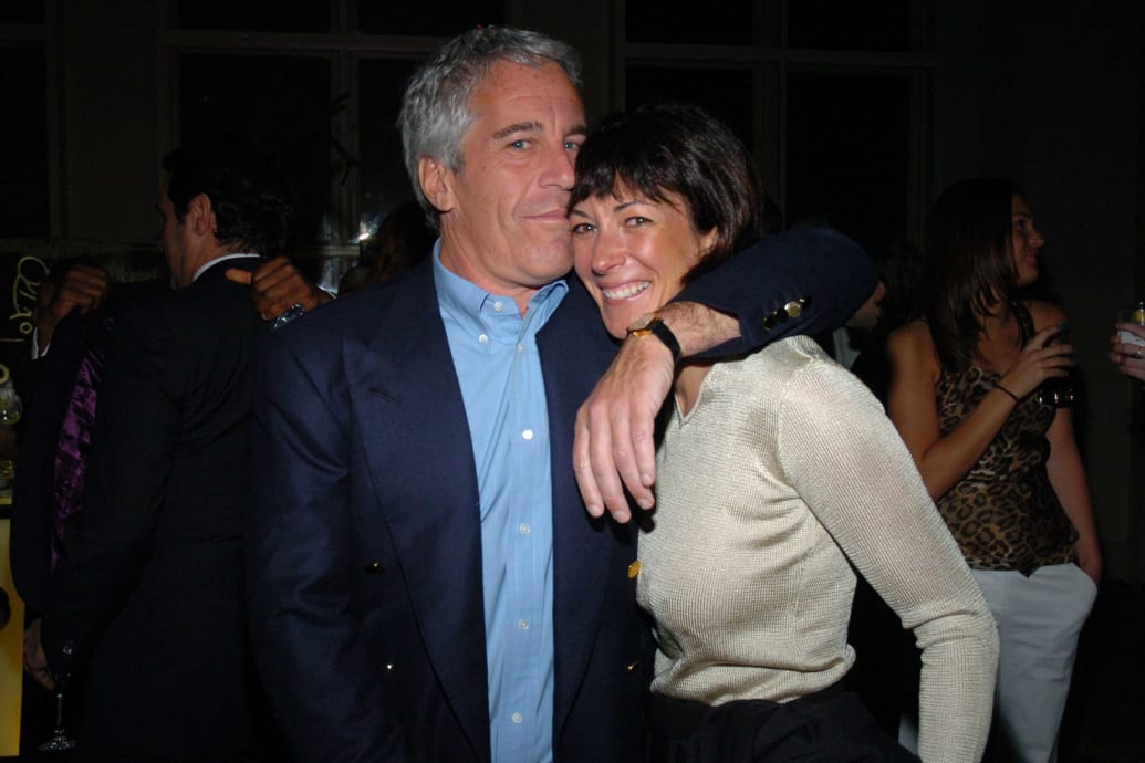 Jeffrey Epstein and Ghislaine Maxwell pictured in 2005.