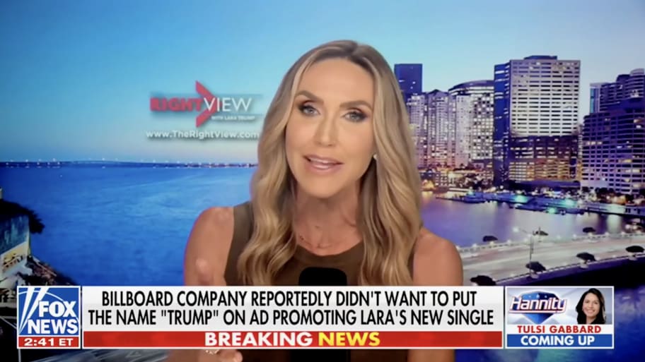 Lara Trump speaks on Fox News about her song ‘I Won’t Back Down’ being suppressed because it’s ‘too political.’