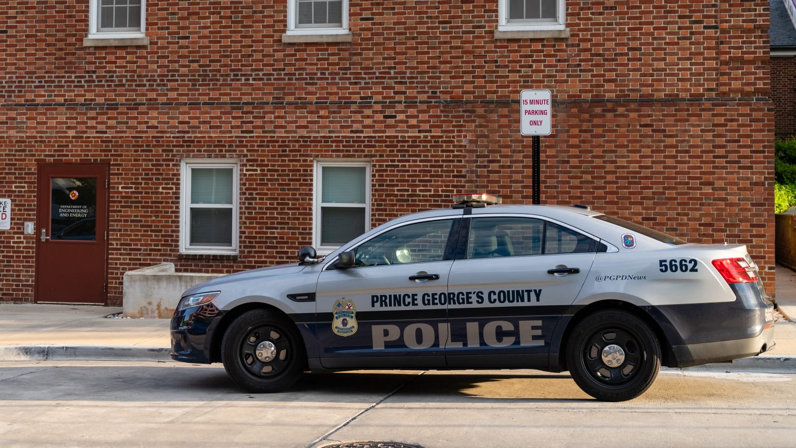 Prince George County Police Department vehicle