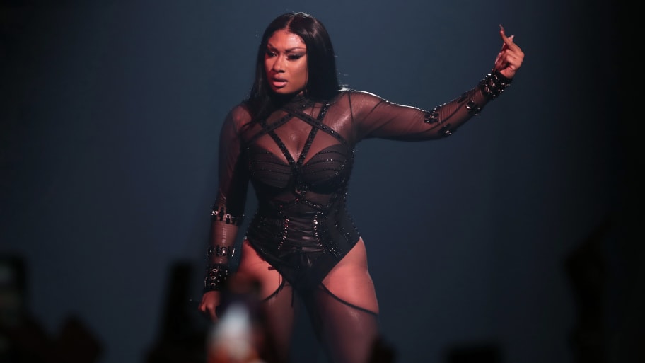 Megan Thee Stallion performs during the Amazon Music Live Concert Series on November 03, 2022 in Los Angeles, California.