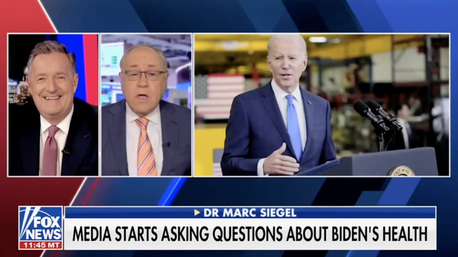 Marc Siegel speaks to Piers Morgan on ‘Fox News Tonight’ about President Joe Biden’s chance of dying during a second term.