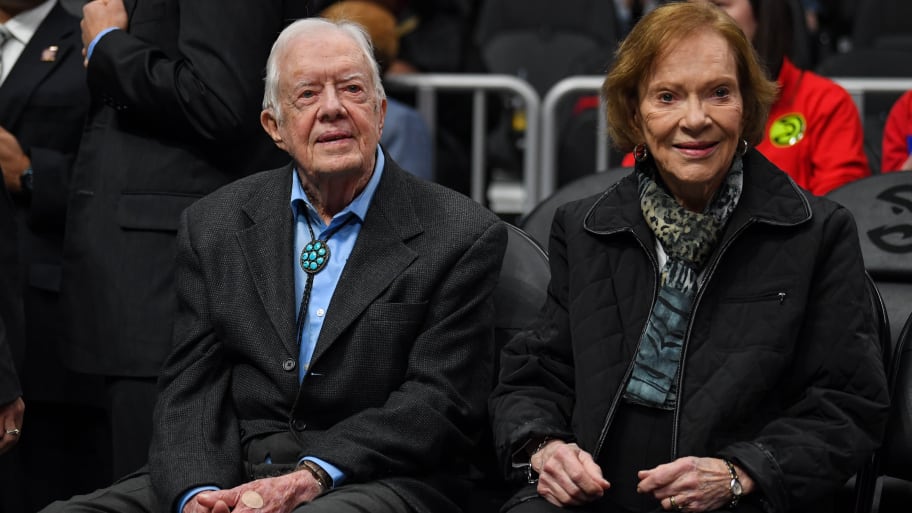 Rosalynn and Jimmy Carter.