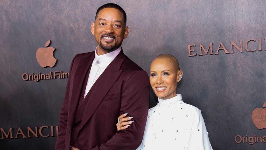 Will Smith and Jada Pinkett Smith attend a premiere for the film “Emancipation” in Los Angeles, California, Nov. 30, 2022.