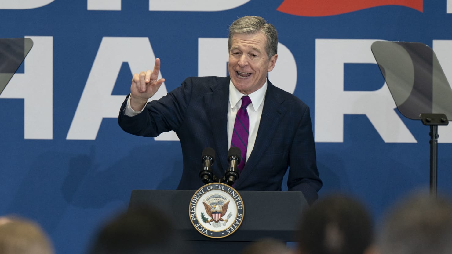 North Carolina Gov. Roy Cooper Drops Out of Harris’ Veepstakes