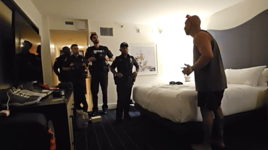 YouTuber Fousey arrested during a livestream in Miami.
