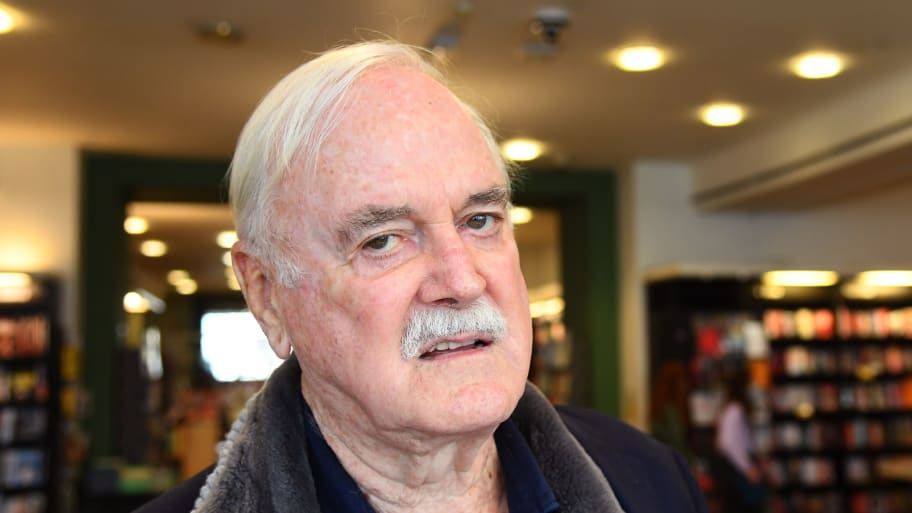 John Cleese during a book signing at Waterstones Piccadilly to promote his book "Creativity: A Short and Cheerful Guide" on Sept. 10, 2020 in London, England. 