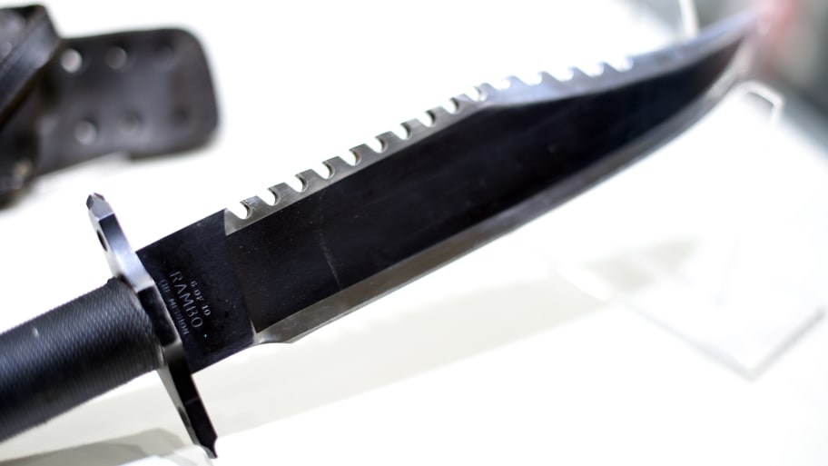 Rambo-style knife
