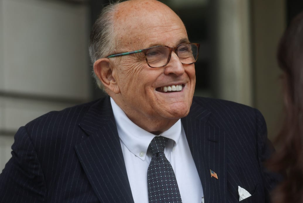 Former New York City Mayor Rudy Giuliani, an attorney for former U.S. President Donald Trump during challenges to the 2020 election results.