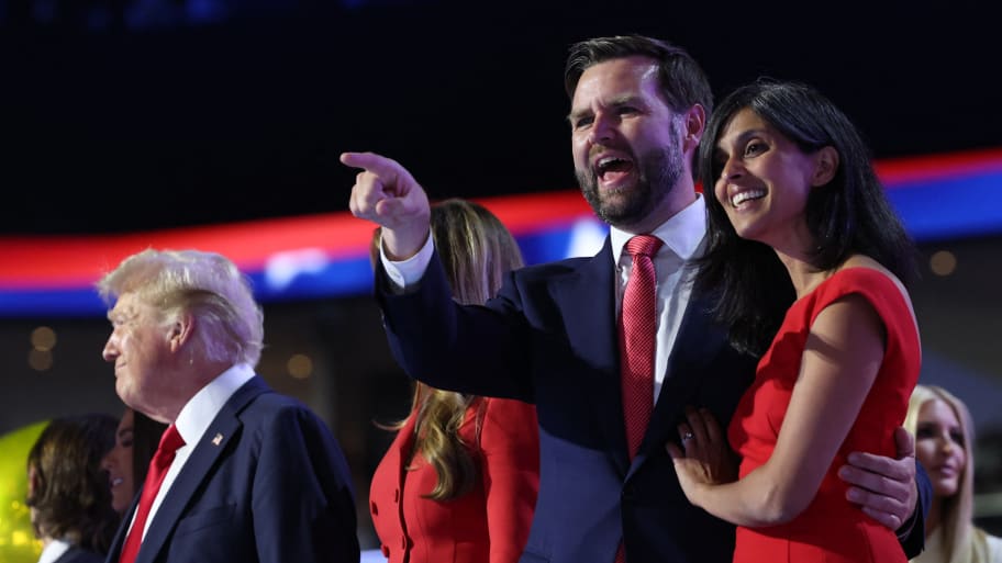 J.D. and Usha Vance at the RNC