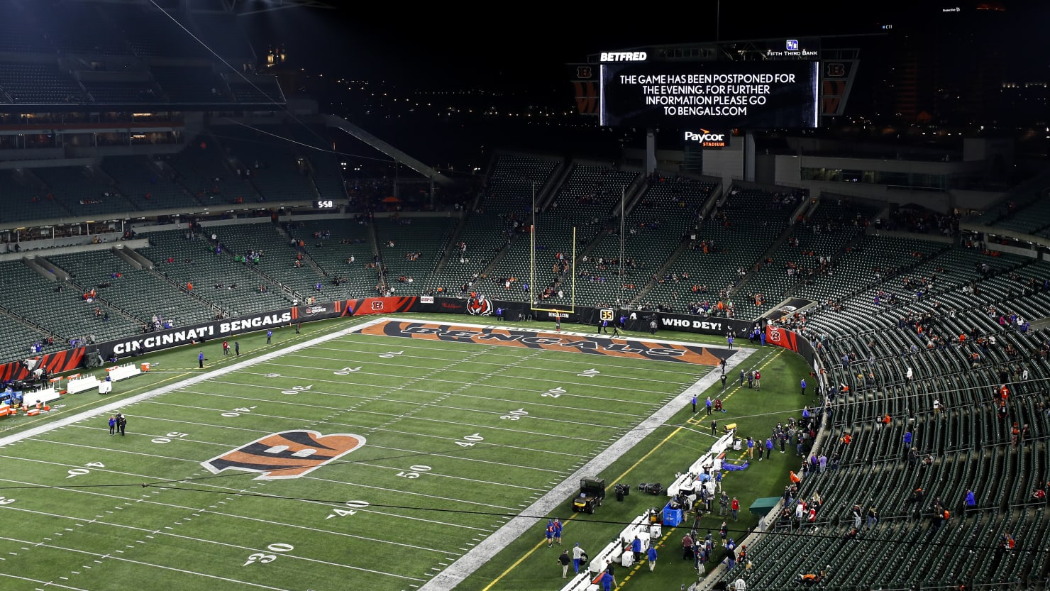 Bengals outline refund policy for canceled Bills game