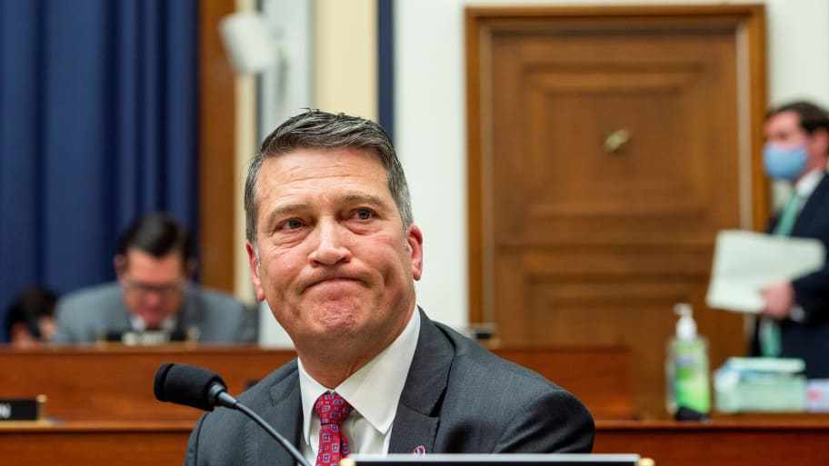 Rep. Ronny Jackson attends a House Armed Services Committee hearing.