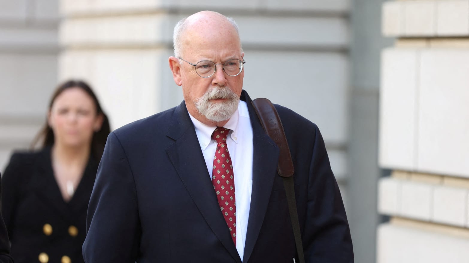 Special Counsel John Durham departs the U.S. Federal Courthouse in Washington, U.S. May 17, 2022.