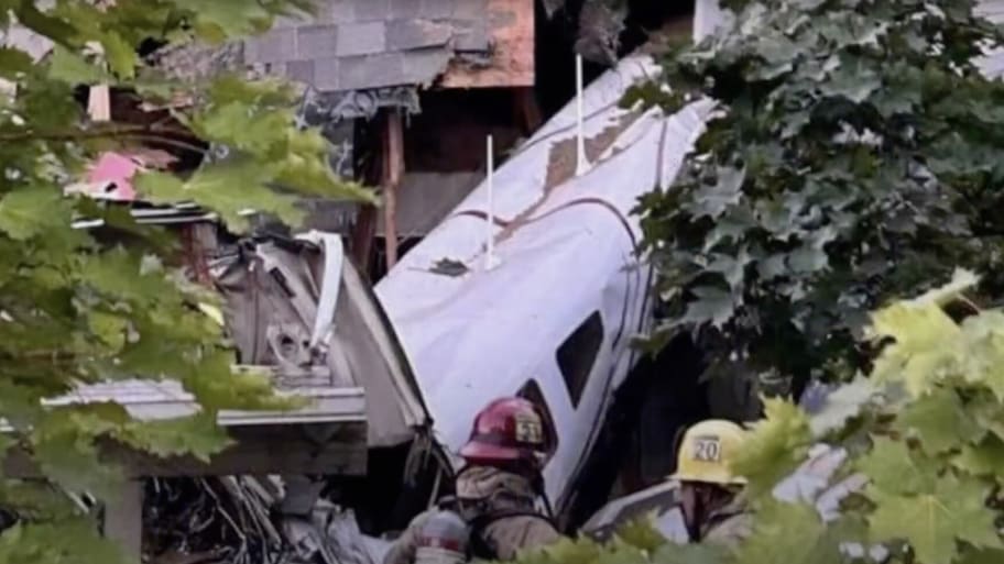A plane crashed into a home in Newberg, Oregon. 