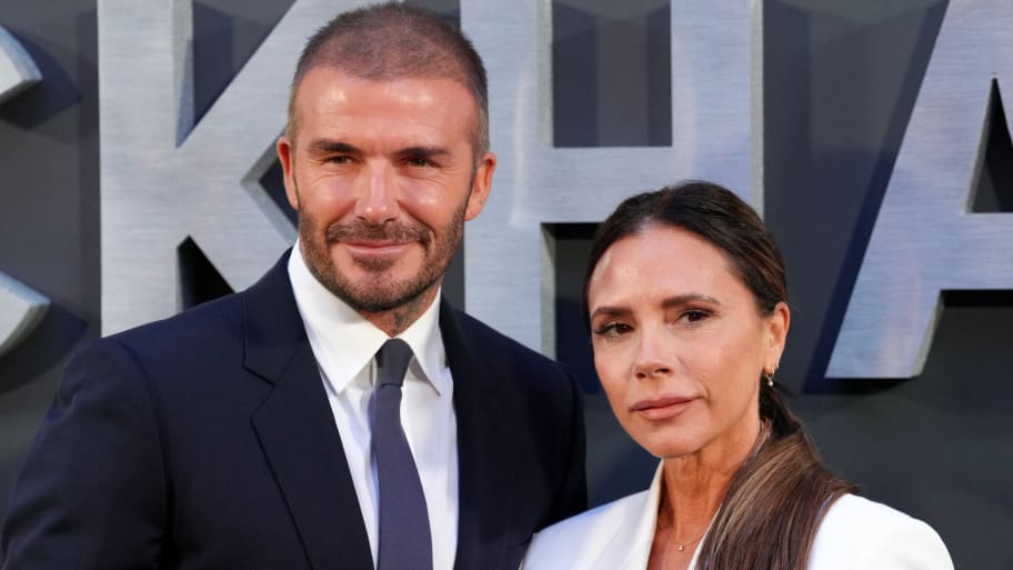 Former football player David Beckham and his wife Victoria Beckham