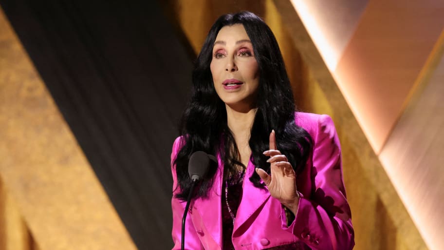 Cher speaks during the 13th Governors Awards in Los Angeles, California, U.S., November 19, 2022.