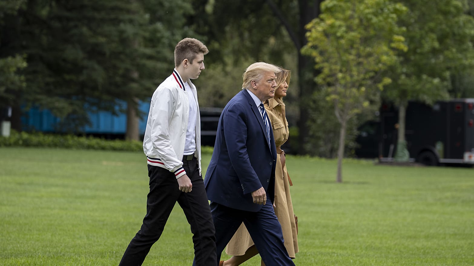 Barron Trump, Donald Trump, Melania Trump