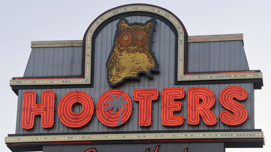 The marquee at the Hooters Casino Hotel in Las Vegas