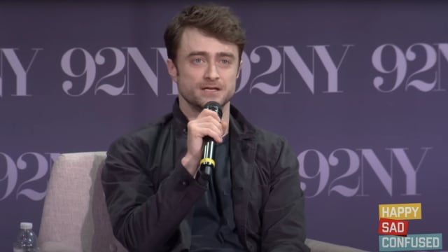 Daniel Radcliffe said he was initially “terrified” of Alan Rickman while working on the “Harry Potter” films. 