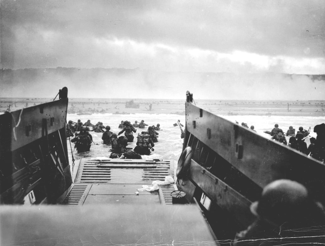 America came to remember D-Day through the iconic view of the Coast Guard landing craft's bow open, young GIs wading into the water and onto the beaches.