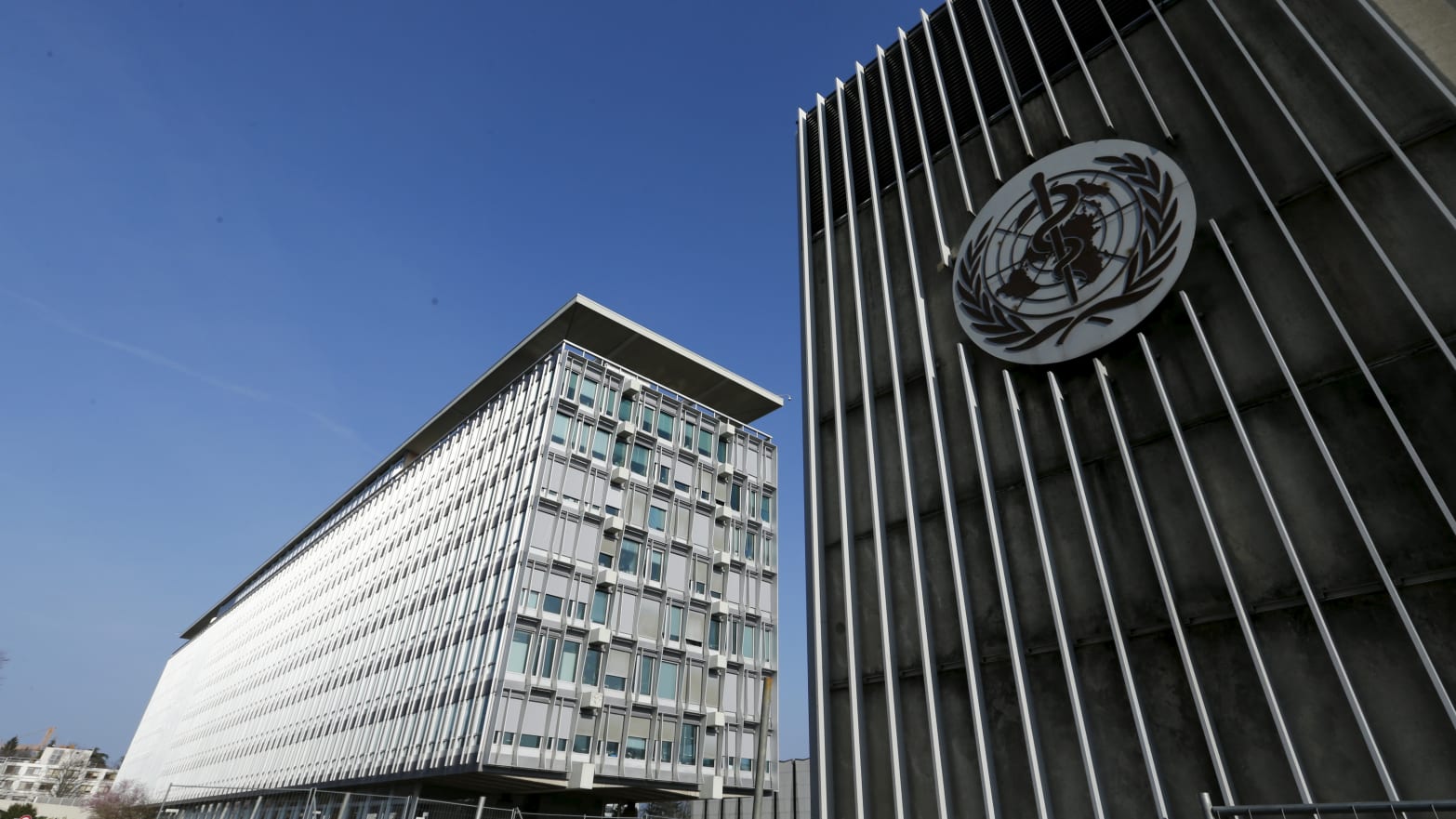 The headquarters of the World Health Organization.