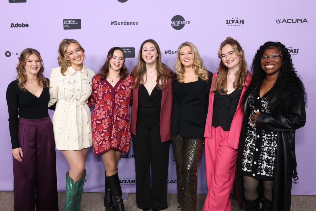 Photo of the cast of 'Girls State'