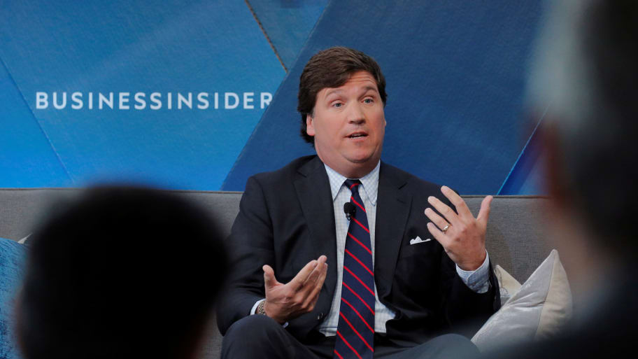 Fox personality Tucker Carlson speaks at the 2017 Business Insider Ignition.