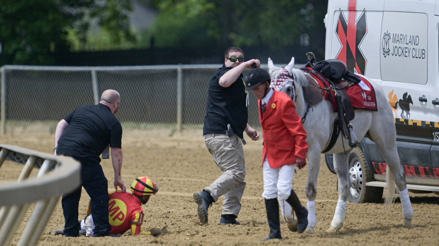 Bob Baffert-Trained Horse Euthanized on Track Right Before Preakness