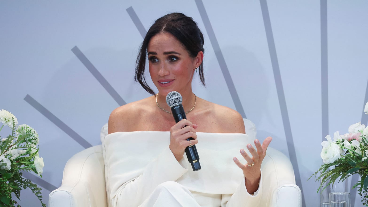 Meghan Markle at a World Mental Health Day event.