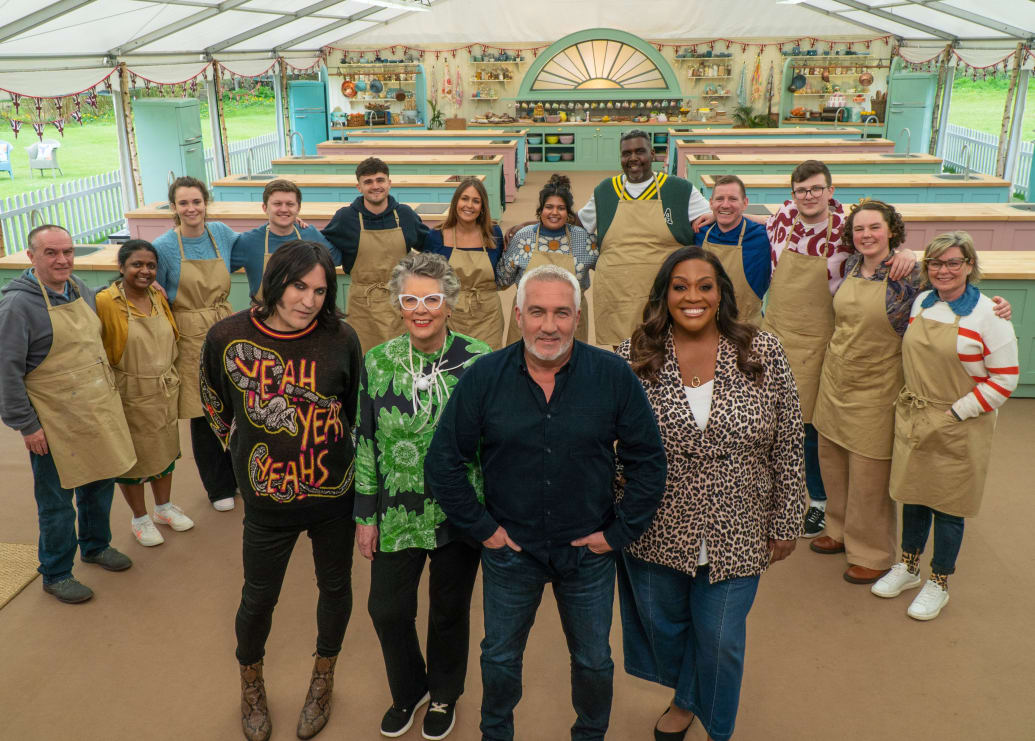 The judges of Great British Baking Show.