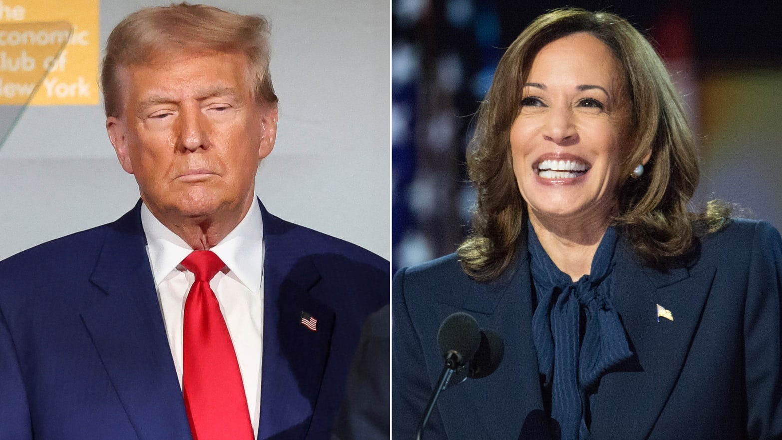 Donald Trump Kamala Harris 