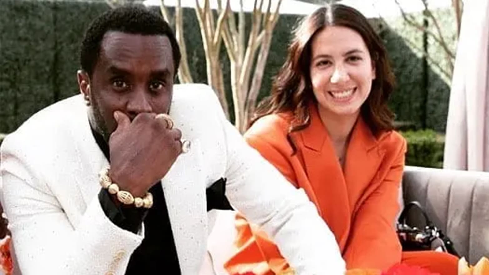 Alt Txt: Sean Diddy Combs and Kristina Khorram