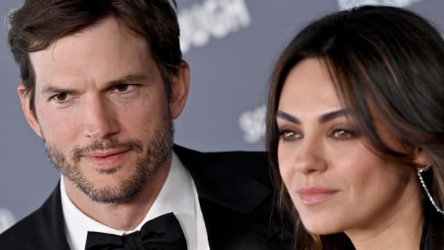 A picture of Ashton Kutcher and Mila Kunis. Kutcher abruptly resigned from the anti-child-sex-abuse organization he co-founded in 2019 after offering his praise for convicted rapist and That 70’s Show co-star Danny Masterson.