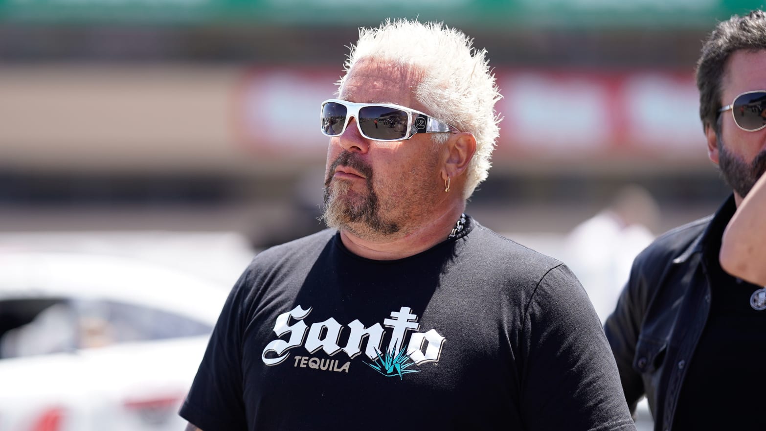Guy Fieri at the Toyota-Save Mart 350 at Sonoma Raceway. 