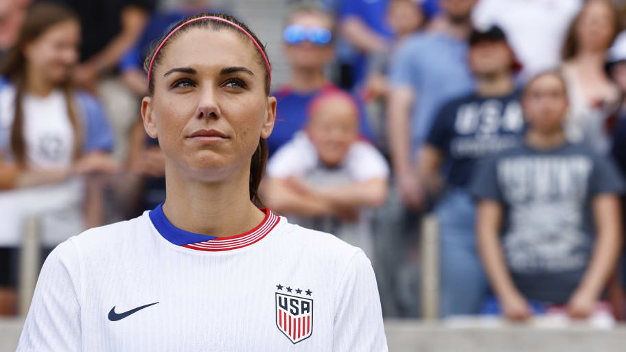 Alex Morgan during a June 2024 soccer game against South Korea.