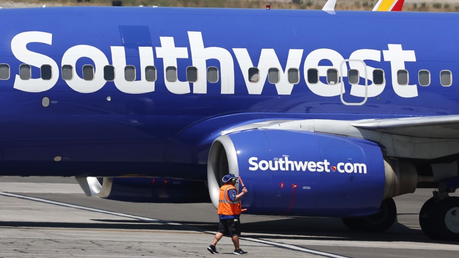 A Southwest Airlines plane