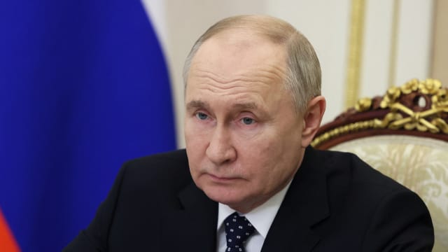 Russian President Vladimir Putin looks tired