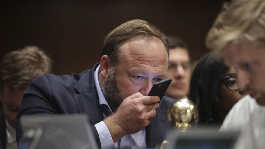 Alex Jones Goes Off on Phone Leak They Got Snap of My Naked Wife—but No Dick Pics
