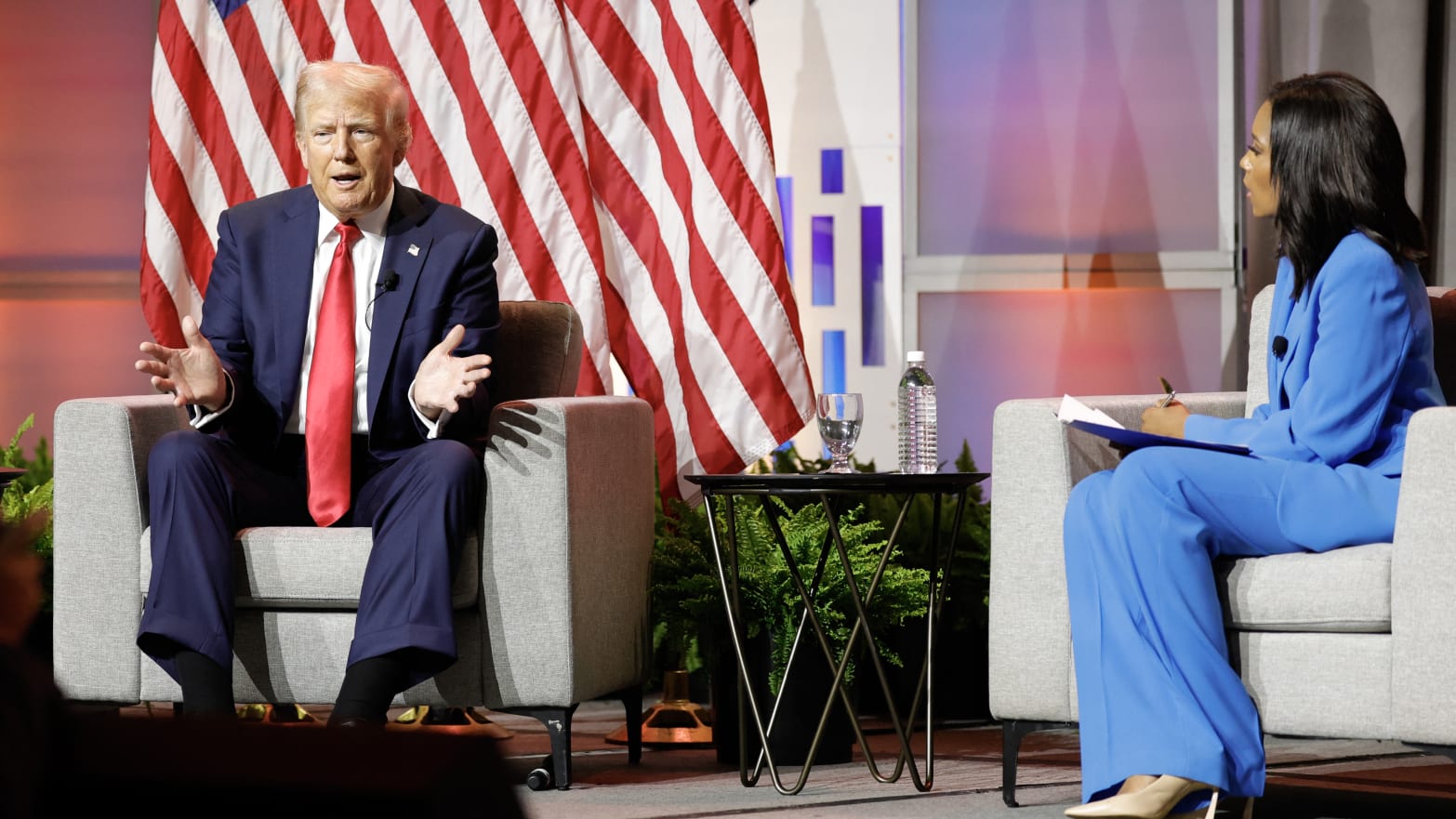 Donald Trump at the NABJ Convention in Chicago