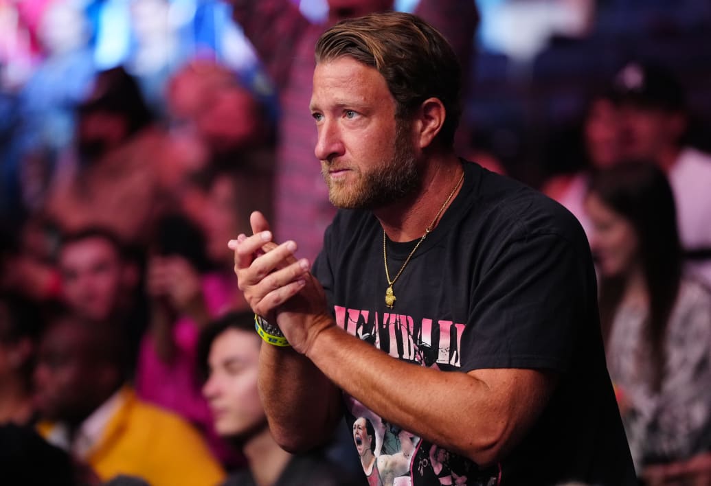 Dave Portnoy, founder and owner of Barstool Sports, attends the UFC 281 event at Madison Square Garden on Nov. 12, 2022.