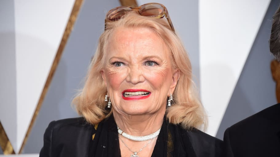 Gena Rowlands arrives on the red carpet for the 88th Oscars on Feb. 28, 2016, in Hollywood, California.