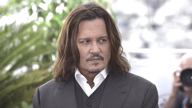 Johnny Depp at the 2023 Cannes Film Festival.
