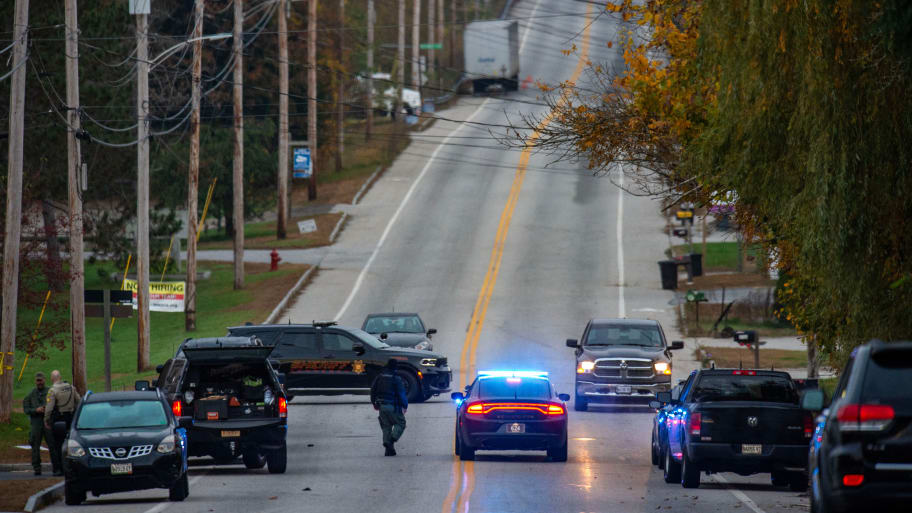 Police presence after Maine mass shooting