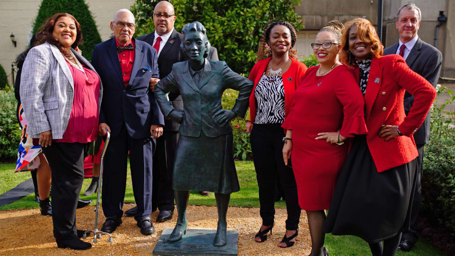 The family of Henrietta Lacks at the unveiling of a statue on the 70th anniversary of her death at Royal Fort House in Bristol. Henrietta Lacks’ cancer cells changed the course of modern medicine after they were taken from her with consent or knowledge.