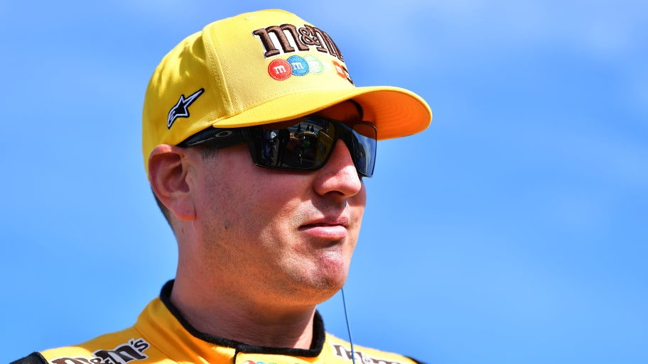 NASCAR Cup Series driver Kyle Busch (18) during qualifying at Phoenix Raceway.