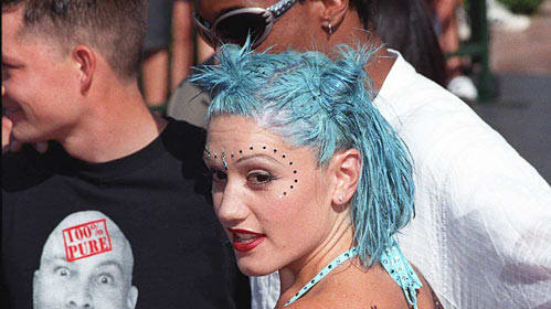 Celebrities with Blue Hair