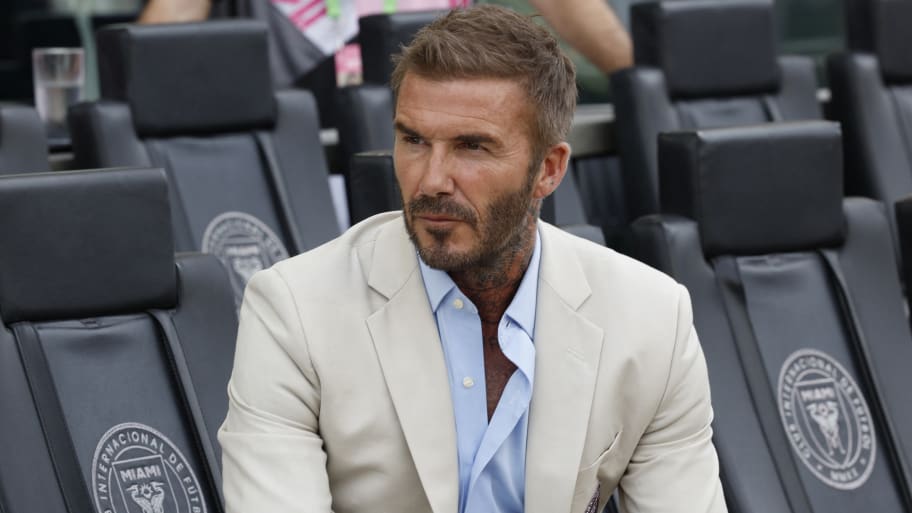 Inter Miami’s David Beckham before a match at the DRV PNK Stadium, Fort Lauderdale, Florida, on July 25, 2023.