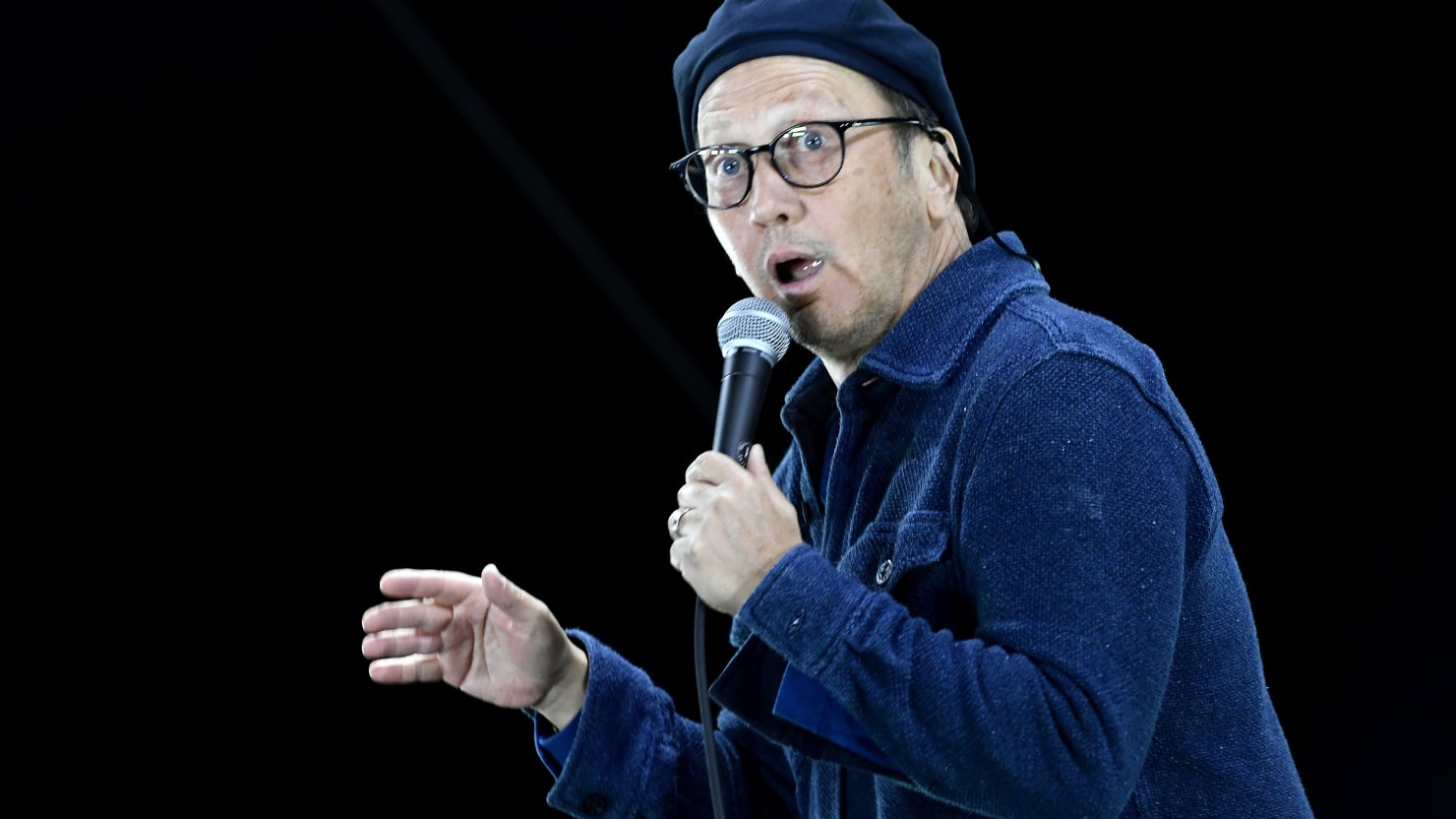 Image for article Rob Schneider Booed Off Stage at Canadian Charity Event Over AntiTrans Jokes  The Daily Beast