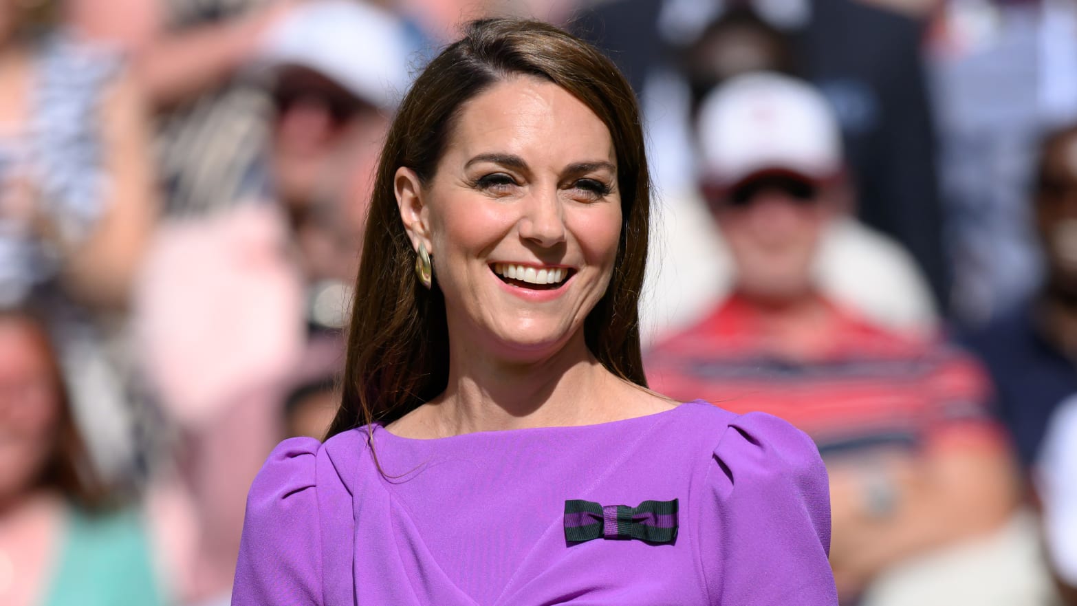  Catherine, Princess of Wales at Wimbledon on July 14, 2024 in London, England. 